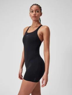 Speedo Black Endurance+ Legsuit Swimsuit^Women Swimwear|Sportswear