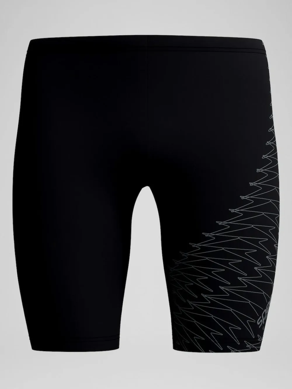 Hot Speedo Black Medley Logo Jammer Swim Shorts