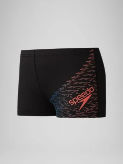 Sale Speedo Medley Logo Aqua Swim Shorts Black