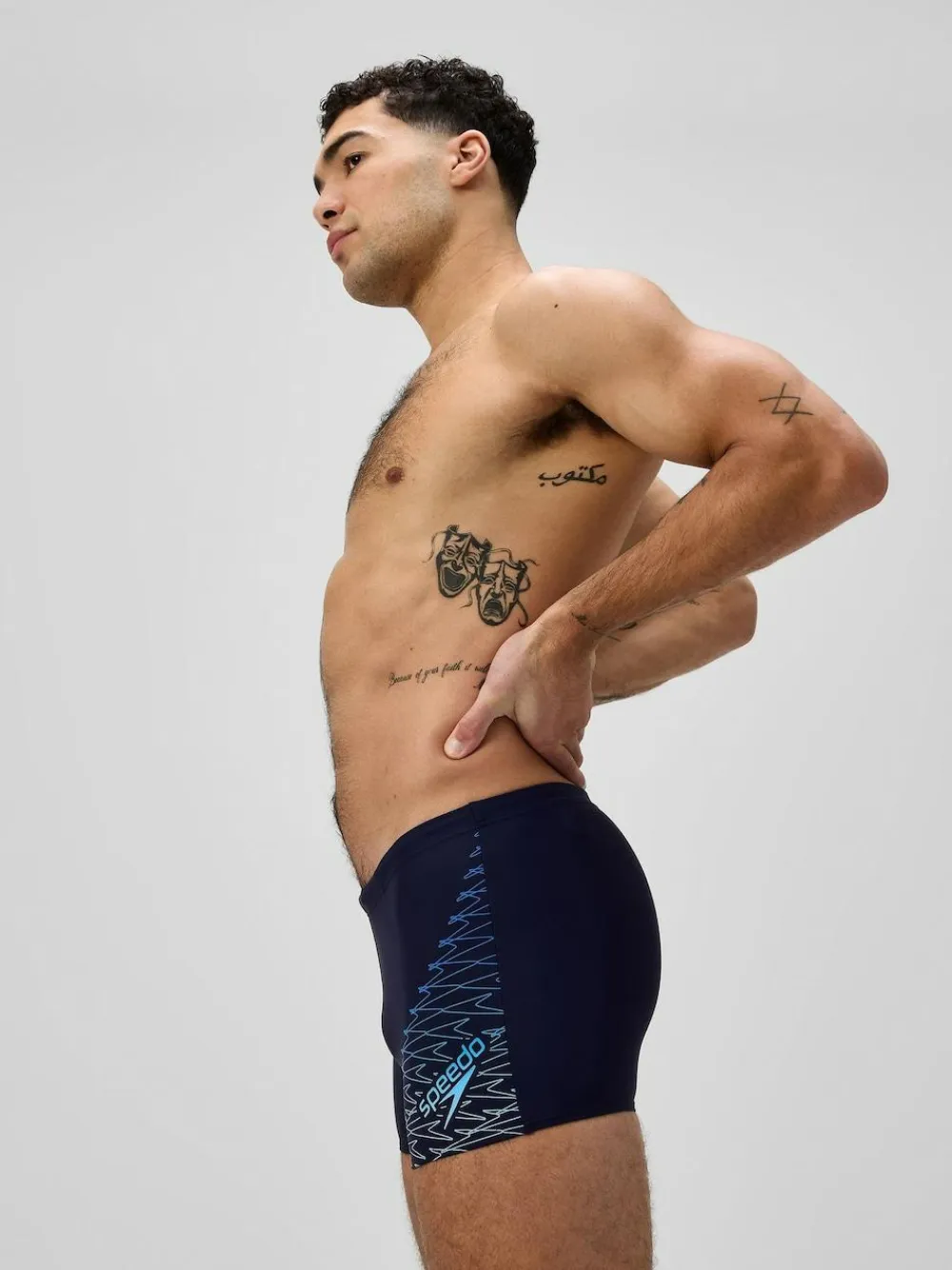 Best Speedo Medley Logo Aqua Shorts Blue