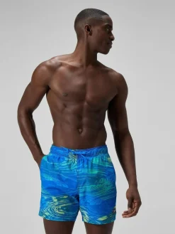 Speedo Print Redondo Edge Volley 16" Shorts^ Swimwear