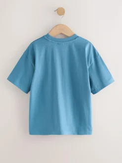 Next Spiderman Blue Flippy Sequin T-Shirt (3-16yrs)^BOY T-Shirts