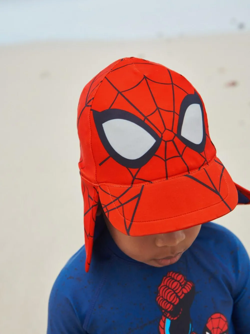 Online Next Legionnaire Swim Hat (3mths-10yrs) Spider-Man Red
