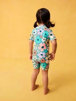 Next Stampy Floral Sunsafe Swimsuit (3mths-10yrs)^ Swimwear|Swimwear