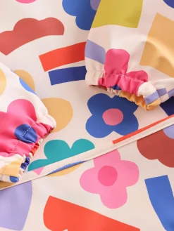 Next Stampy Floral Weaning And Feeding Sleeved Bib^BOY Baby Boys|Baby Boys