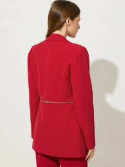 Star by Julien MacDonald Red Zip Waist 2 In 1 Jacket^Women Blazers