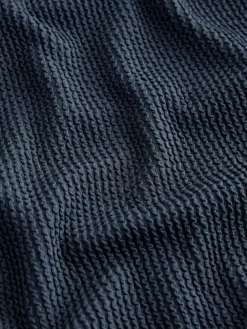 Discount Next Scoop Trim Tummy Control Swimsuit Steel Blue Crinkle