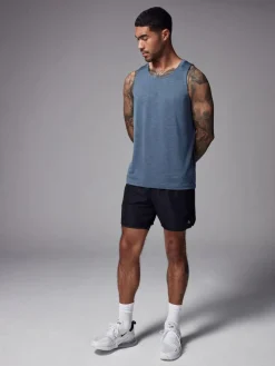 New Next Vest Active Gym Training Top Steel Blue