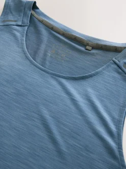 New Next Vest Active Gym Training Top Steel Blue