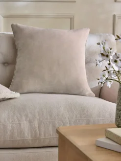 Next Stone 59 x 59cm Soft Velour Cushion