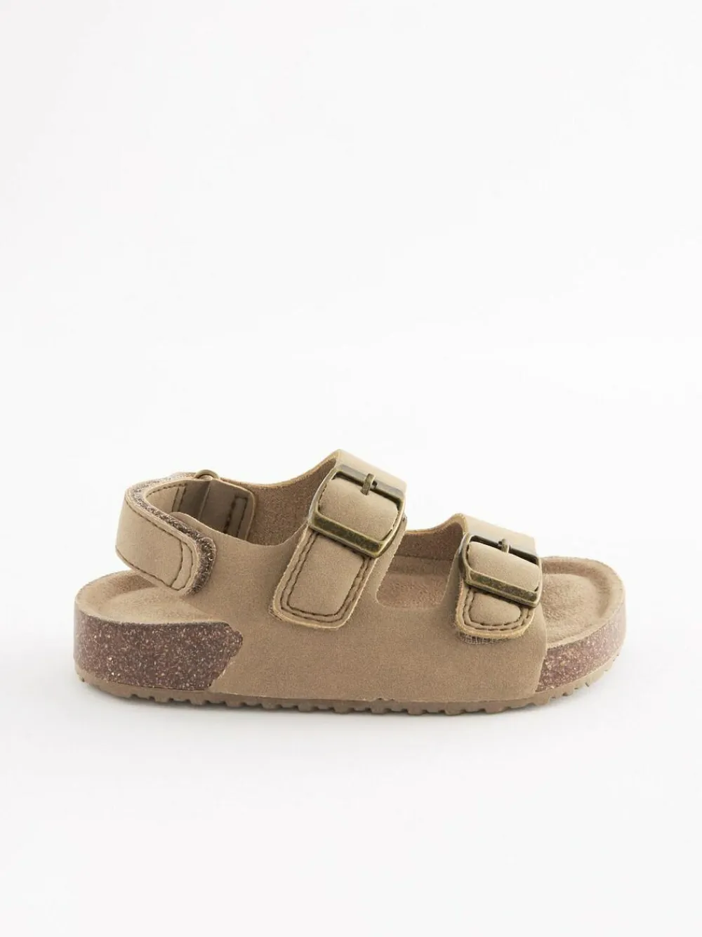 Next Standard Fit (F) Double Buckle Cushioned Footbed Sandals^ Boots