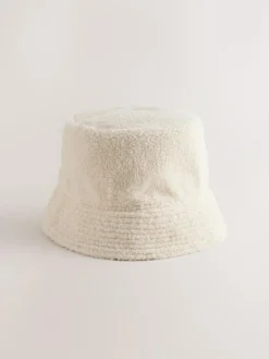 Next Borg/Nylon Reversible Bucket Hat Stone