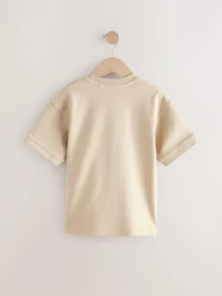 Next Stone Brooklyn Graphic Print Heavyweight Short Sleeve T-Shirt (3-16yrs)^BOY T-Shirts