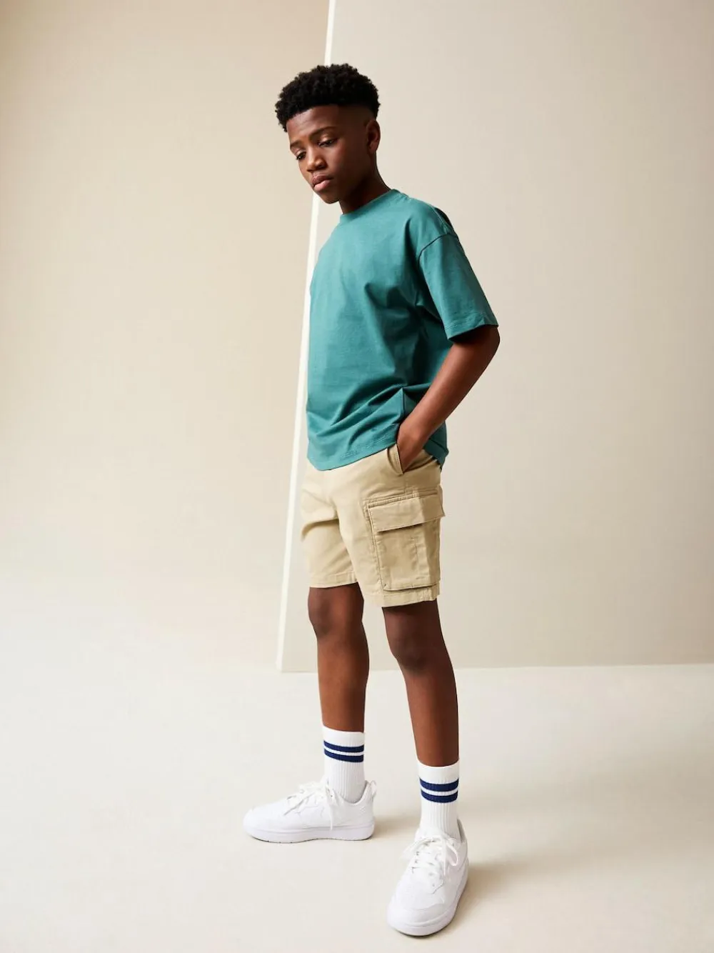 Clearance Next Stone Cargo Shorts (3-16yrs)