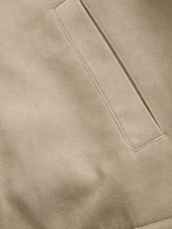 Next Faux Suede Borg Lined Trucker Jacket^ Coats & Jackets|Coats & Jackets