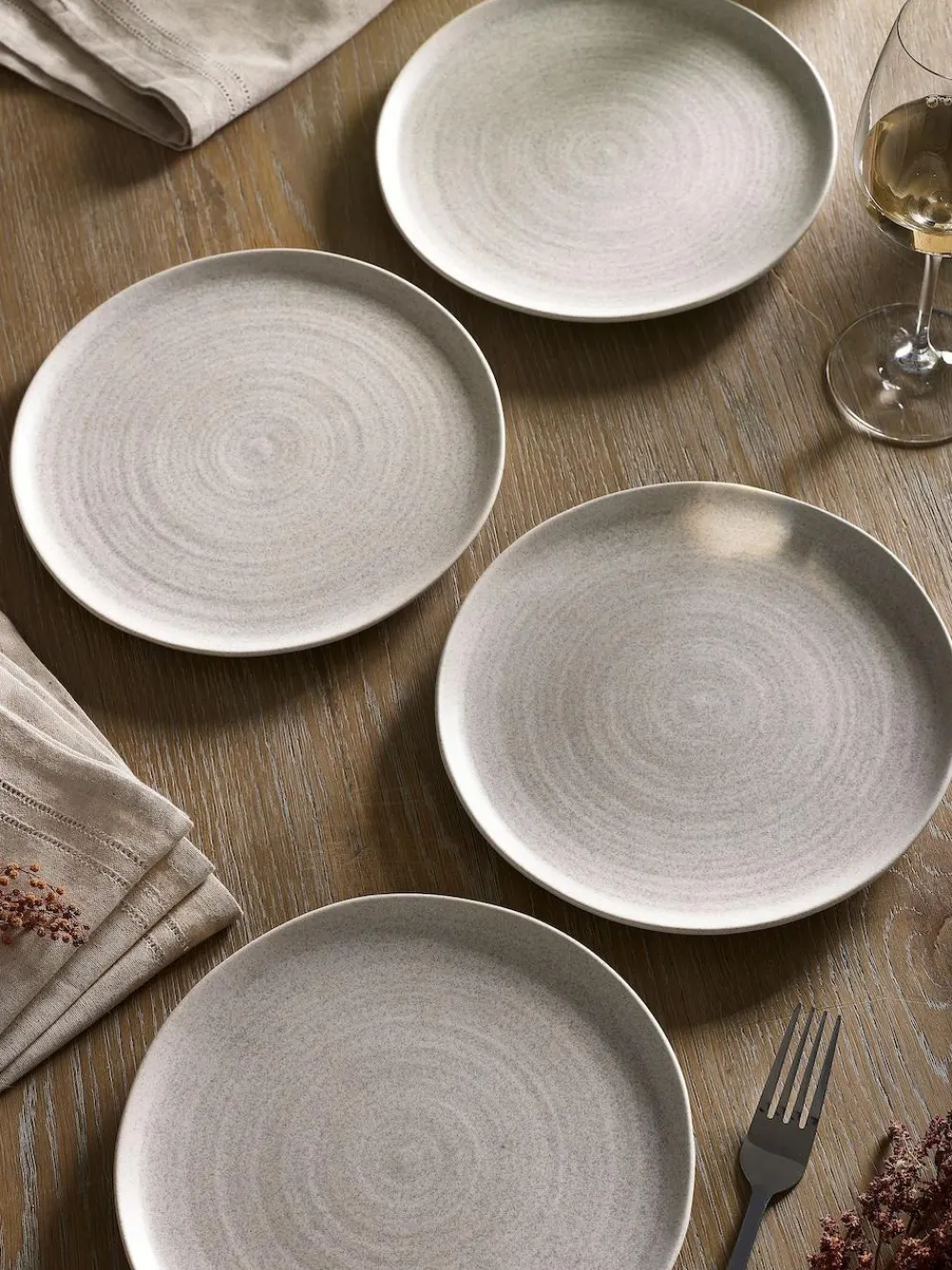 Outlet Next Stone Kya Dinnerware Set of 4 Side Plates
