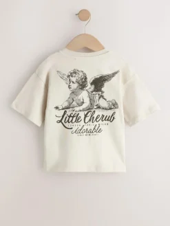 Next Stone Little Cherub Short Sleeve Back Print T-Shirt (3mths-7yrs)^BOY T-Shirts