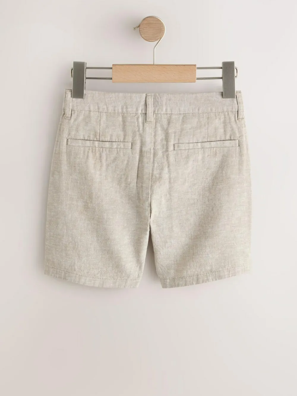 Next Stone Regular Fit Chino Linen Shorts (3-16yrs)^BOY Shorts
