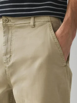 Outlet Next Regular Tapered Fit Authentic Sunbleached Trousers Stone