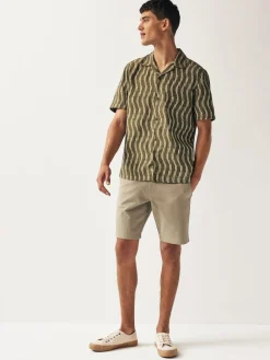 Next Relaxed Fit Stretch Chinos Shorts^ Shorts