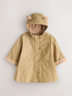 Next Stone Shower Resistant Hooded Trench Coat (3mths-7yrs)^ Coats, Jackets & Pramsuits|Coats, Jackets & Pramsuits