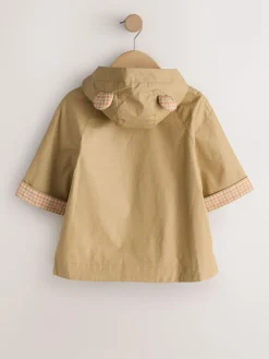 Next Stone Shower Resistant Hooded Trench Coat (3mths-7yrs)^ Coats, Jackets & Pramsuits|Coats, Jackets & Pramsuits