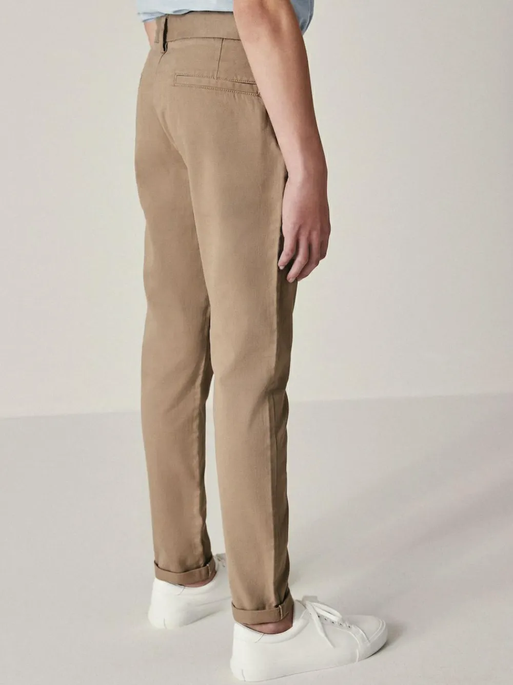 Next Stone Skinny Fit Stretch Chino Trousers (3-17yrs)^BOY Joggers|Pants & Chinos