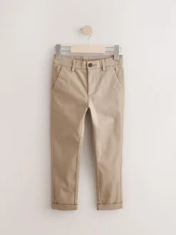 Next Stone Skinny Fit Stretch Chino Trousers (3-17yrs)^BOY Joggers|Pants & Chinos