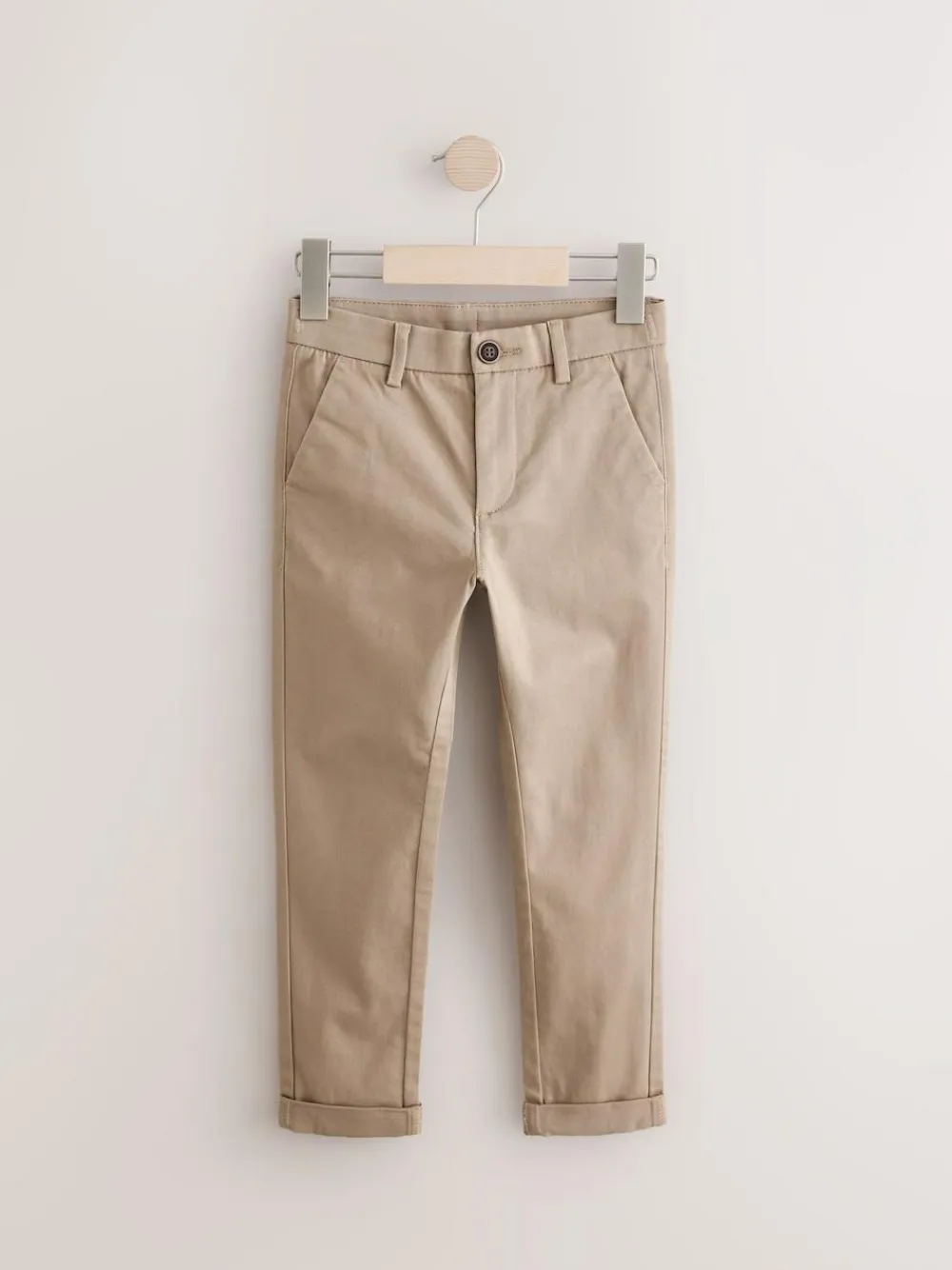 Next Stone Skinny Fit Stretch Chino Trousers (3-17yrs)^BOY Joggers|Pants & Chinos
