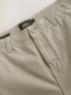 Next Stone Slim Fit Cotton Stretch Cargo Trousers^ Pants & Chinos