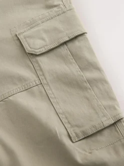Next Stone Slim Fit Cotton Stretch Cargo Trousers^ Pants & Chinos