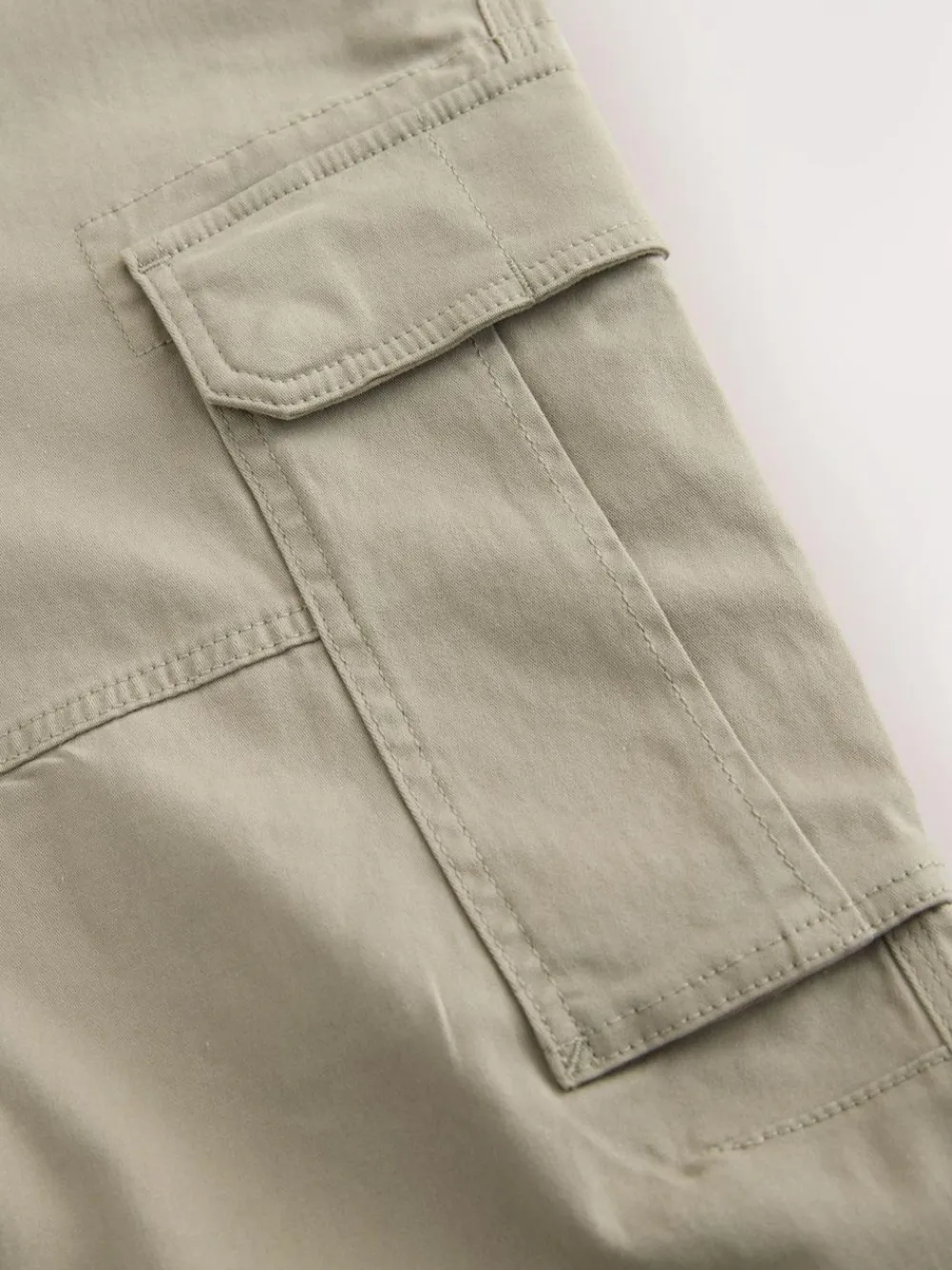 Next Stone Slim Fit Cotton Stretch Cargo Trousers^ Pants & Chinos