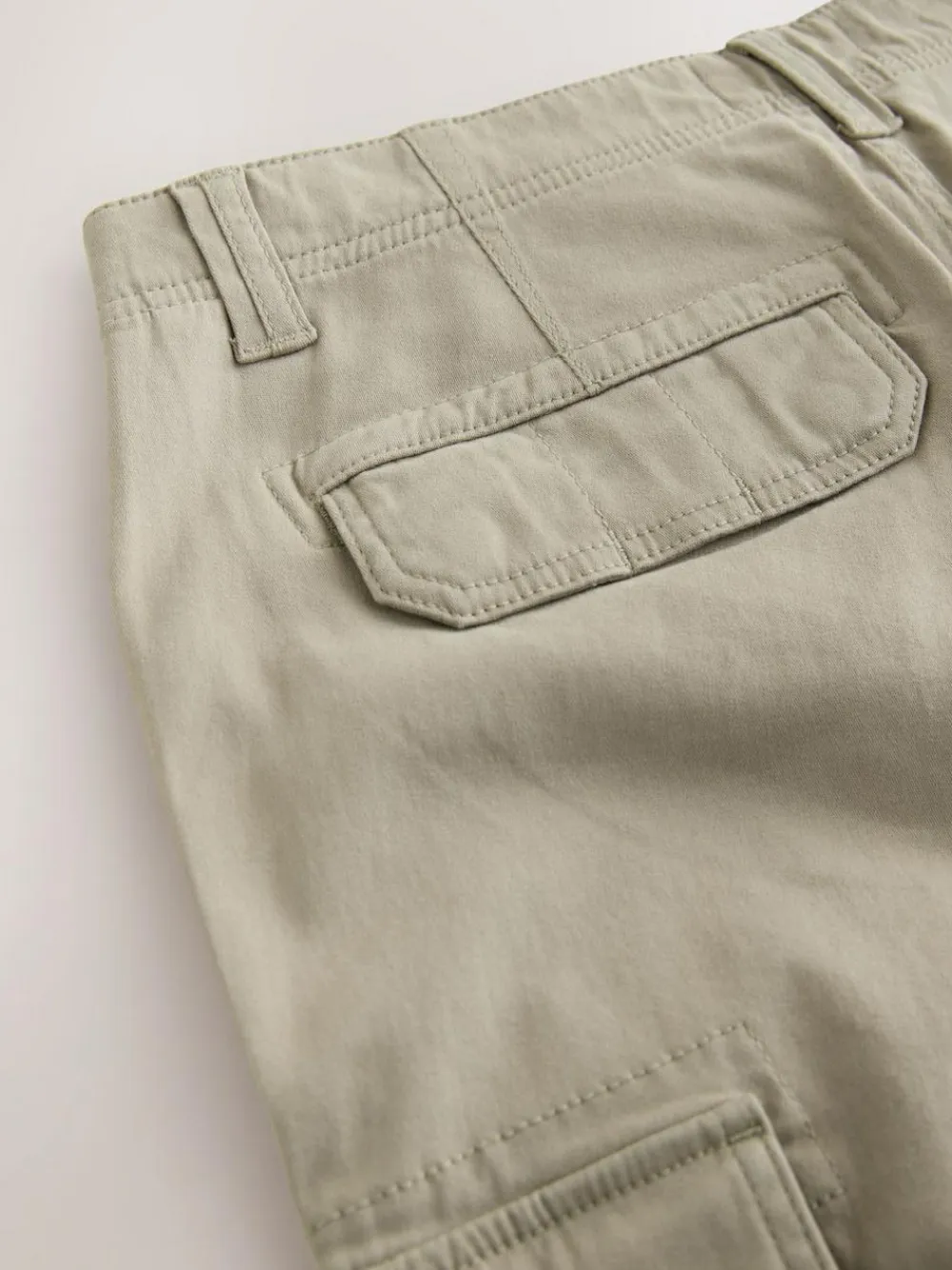 Next Stone Slim Fit Cotton Stretch Cargo Trousers^ Pants & Chinos
