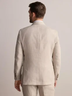 Next Slim Fit Leomaster Italian 100% Linen Suit Jacket^ Suits & Tuxedos