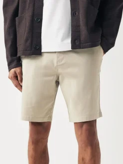 Sale Next Stone Slim Fit Stretch Chinos Shorts