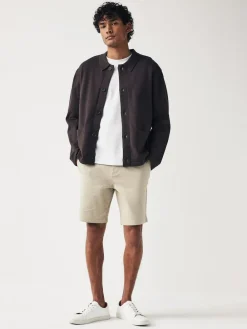 Sale Next Stone Slim Fit Stretch Chinos Shorts