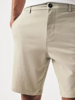 Sale Next Stone Slim Fit Stretch Chinos Shorts