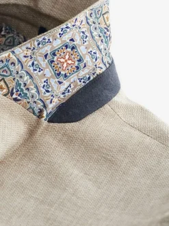 Next Slim Fit Textured Linen Blend Blazer^ Blazers & Formal Jackets