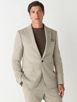 Next Stone Slim Fit Wool Blend Donegal Suit Jacket^ Blazers & Formal Jackets