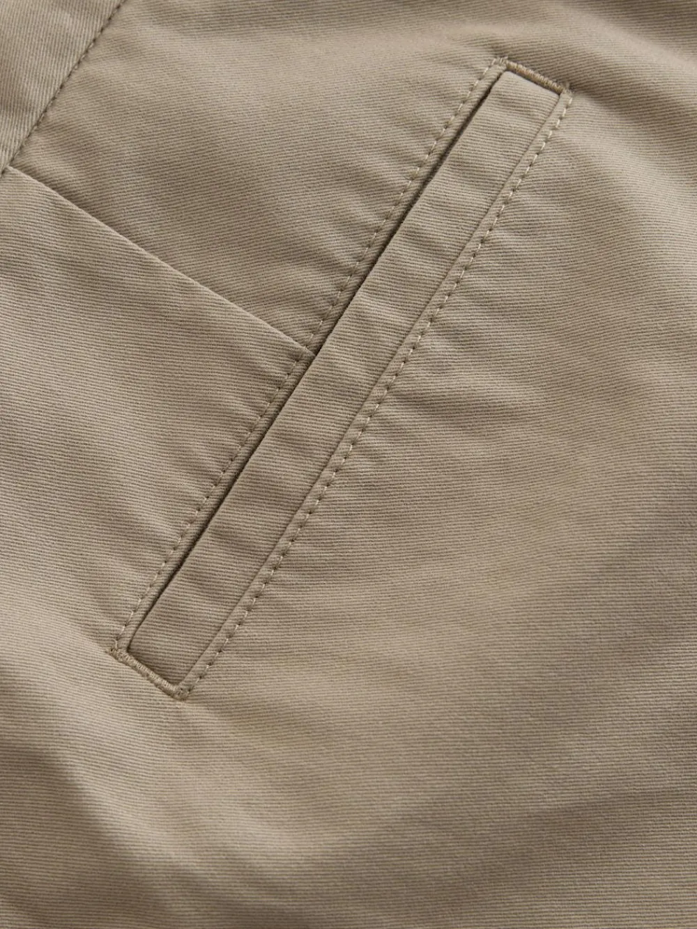 Sale Next Straight Fit 100% Cotton Chino Trousers Stone