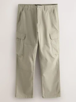 Next Stone Straight Fit Cotton Stretch Cargo Trousers^ Pants & Chinos