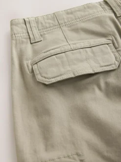 Next Stone Straight Fit Cotton Stretch Cargo Trousers^ Pants & Chinos