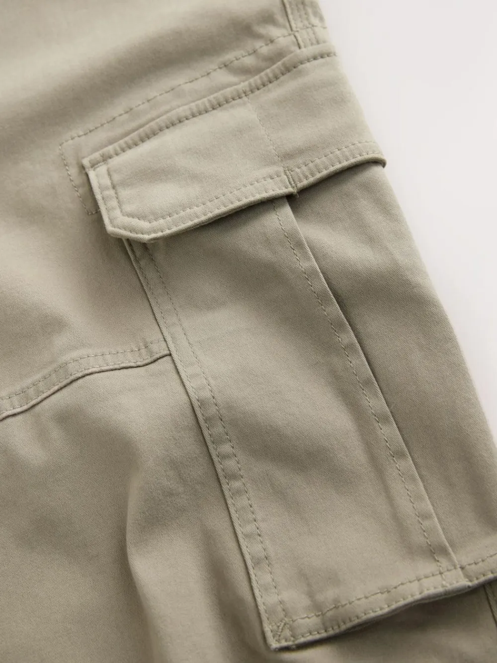 Next Stone Straight Fit Cotton Stretch Cargo Trousers^ Pants & Chinos