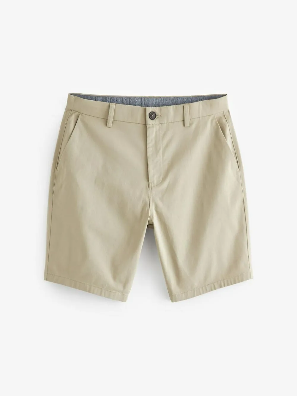 New Next Stone Straight Fit Stretch Chinos Shorts