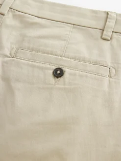 New Next Stone Straight Fit Stretch Chinos Shorts