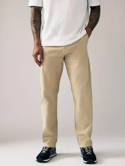 Clearance Next Stone Straight Fit Stretch Chinos Trousers