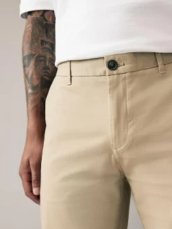 Clearance Next Stone Straight Fit Stretch Chinos Trousers