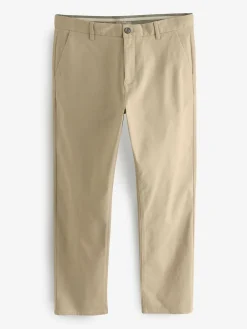 Clearance Next Stone Straight Fit Stretch Chinos Trousers