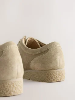 Discount Next Suede Apron Shoes Stone