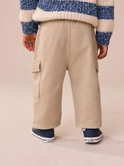 Next Wide Leg Cargo Trousers (3mths-7yrs)^BOY Joggers|Pants & Chinos